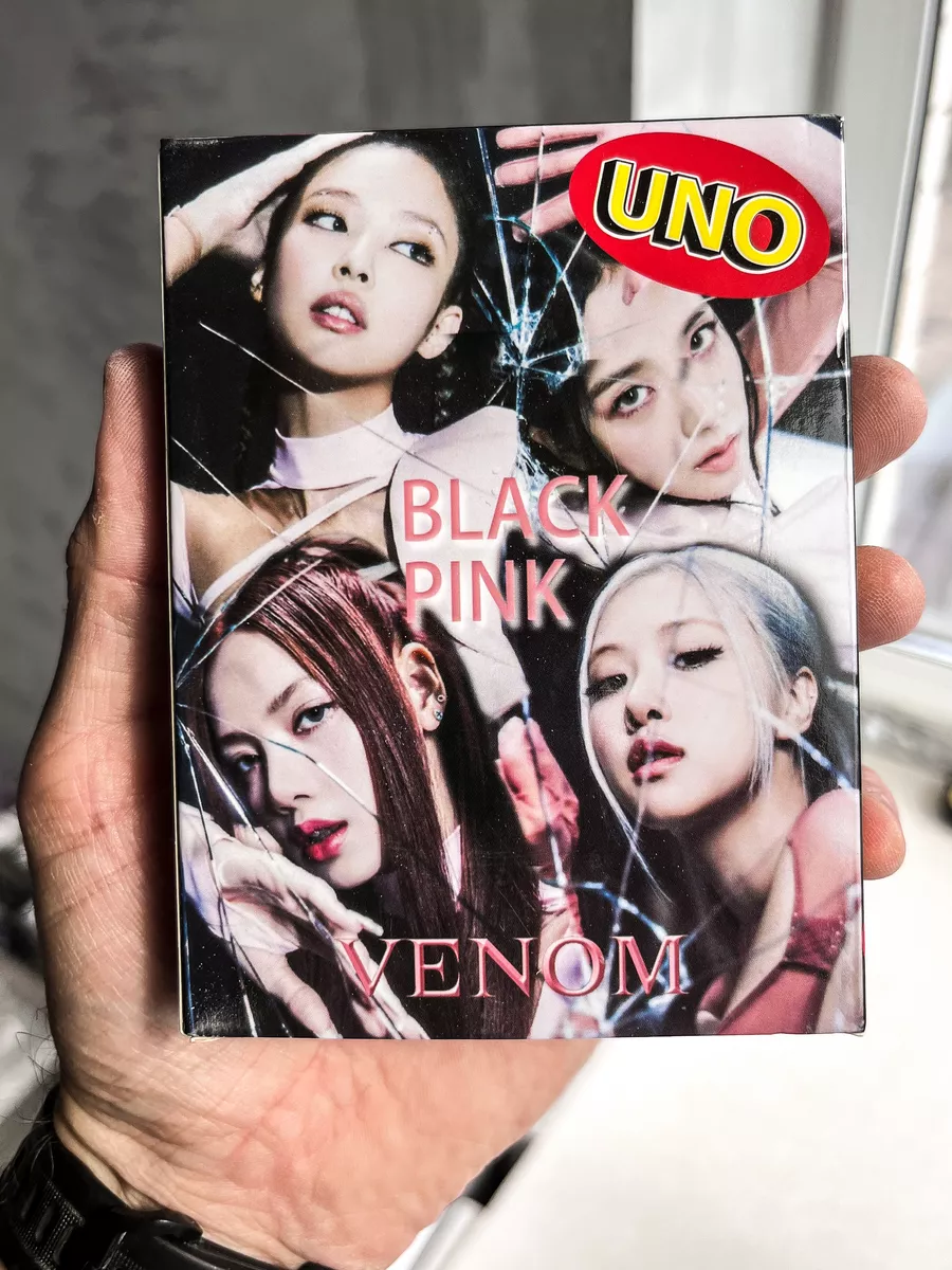 Black Pink (блекпинк) карточки UNO настольная игра kpop k pop store  169836480 купить за 360 ₽ в интернет-магазине Wildberries