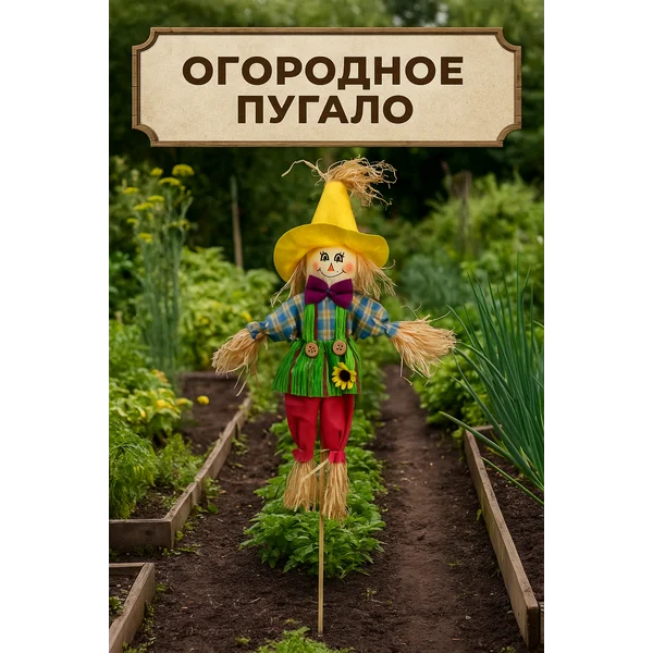 Отпугиватель птиц садовый, огородное пугало
