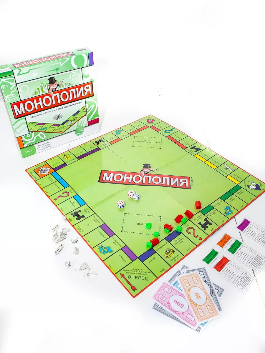 Монополия классическая настольные игры для детей и взрослых MONOPOLY  169901819 купить за 596 ₽ в интернет-магазине Wildberries