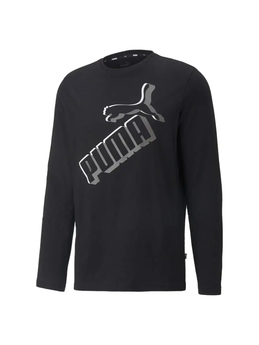 PUMA ESS Big Logo Longsleeve Tee PUMA 169905083 Wildberries