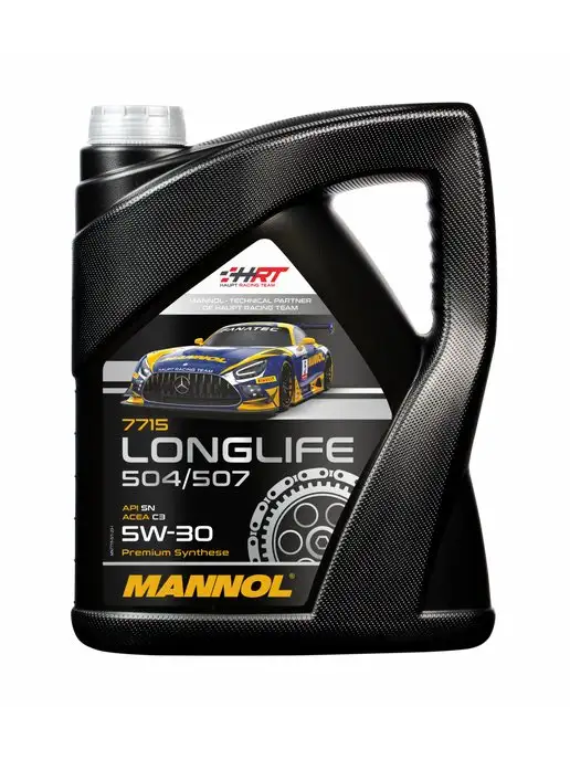 MANNOL LONGLIFE 504 507 5W30 масло моторное синтетическое