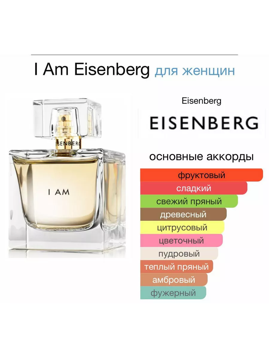 Жозе Айзенберг Ай Эм EISENBERG I Am I AM EISENBERG AZ AROMA 169907785  купить за 1 967 ₽ в интернет-магазине Wildberries