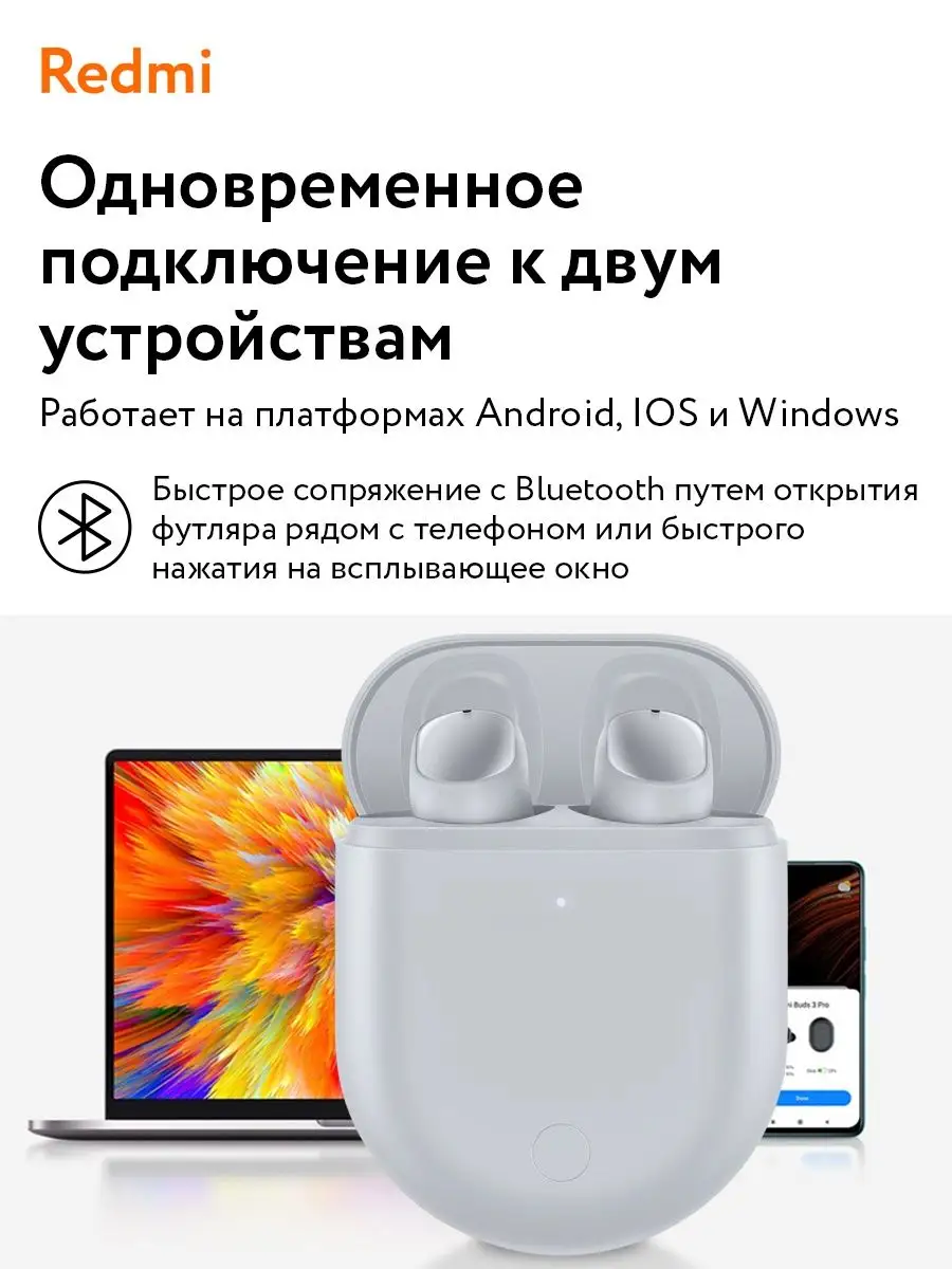 Беспроводные TWS наушники Xiaomi Buds 3 Pro Global Xiaomi 169908934 купить  в интернет-магазине Wildberries