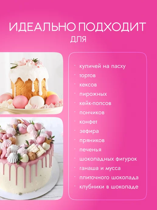 CHOCO SFERA Белый Шоколад кондитерский 1 кг (Глазурь), 2 кг, фото 3