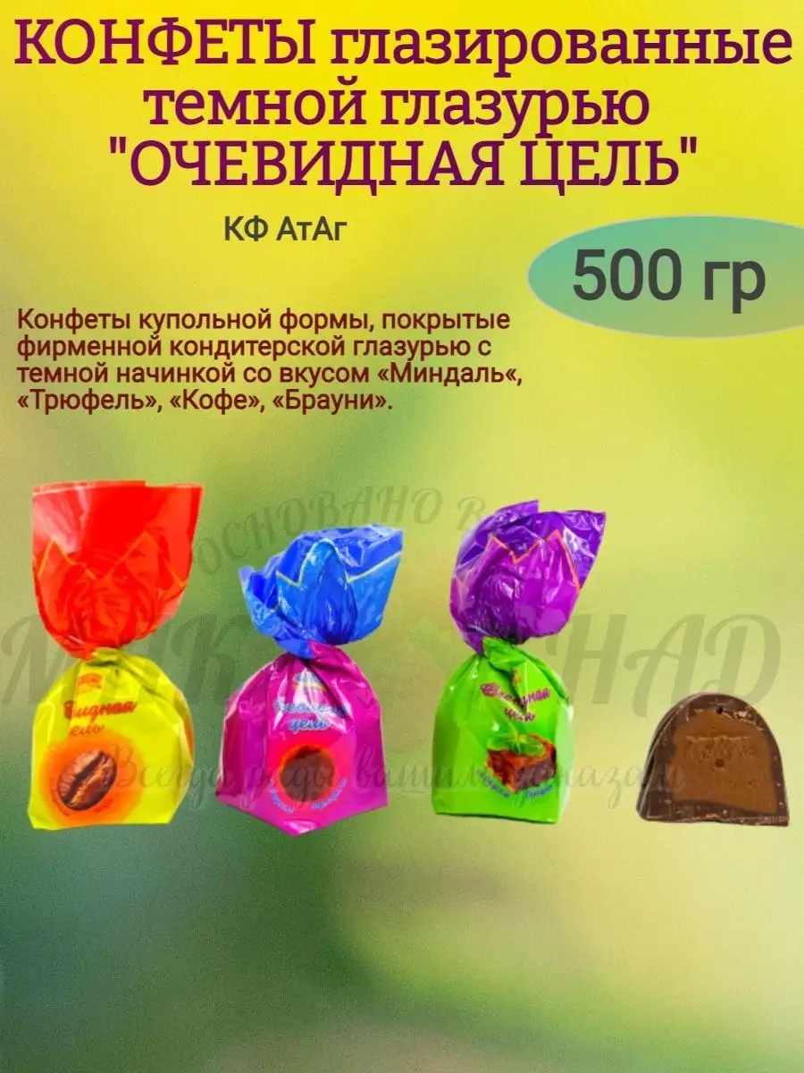 Конфеты глазированные 