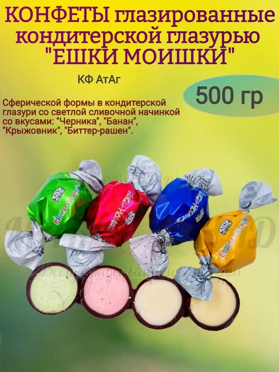 Конфеты глазированные 