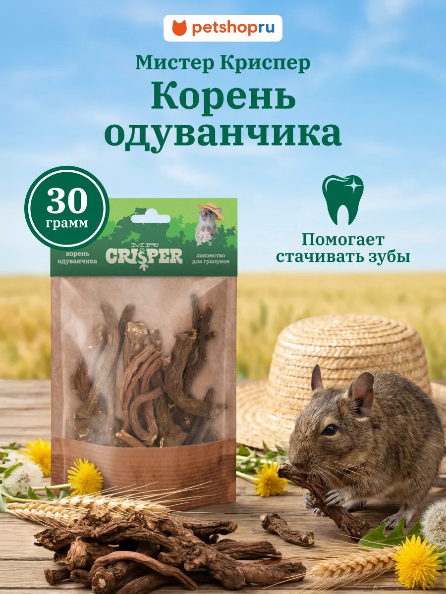 Лакомство для грызунов Корень одуванчика 30г