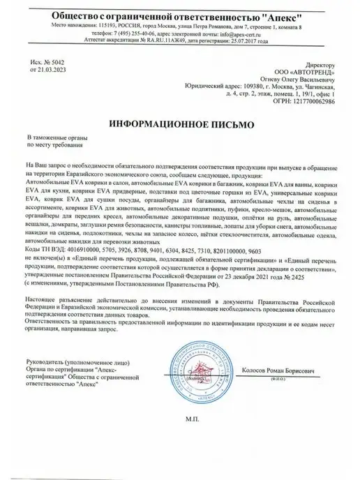 AUTOPILOT INDIVIDUAL Органайзер на сиденье автомобиля, черный, фото 2