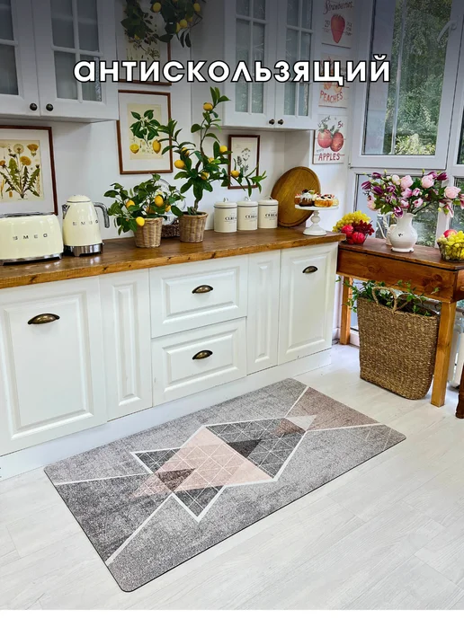 Espair Shop Коврик для кухни на пол и ванной диатомитовый 120х80см, 120x80 см, фото 8