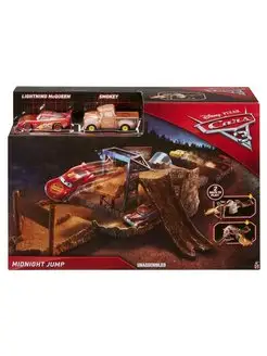 Трек с 2 машинками Тачки Midnight Jump Track Set Mattel 169940736 купить за 10 013 ₽ в интернет-магазине Wildberries