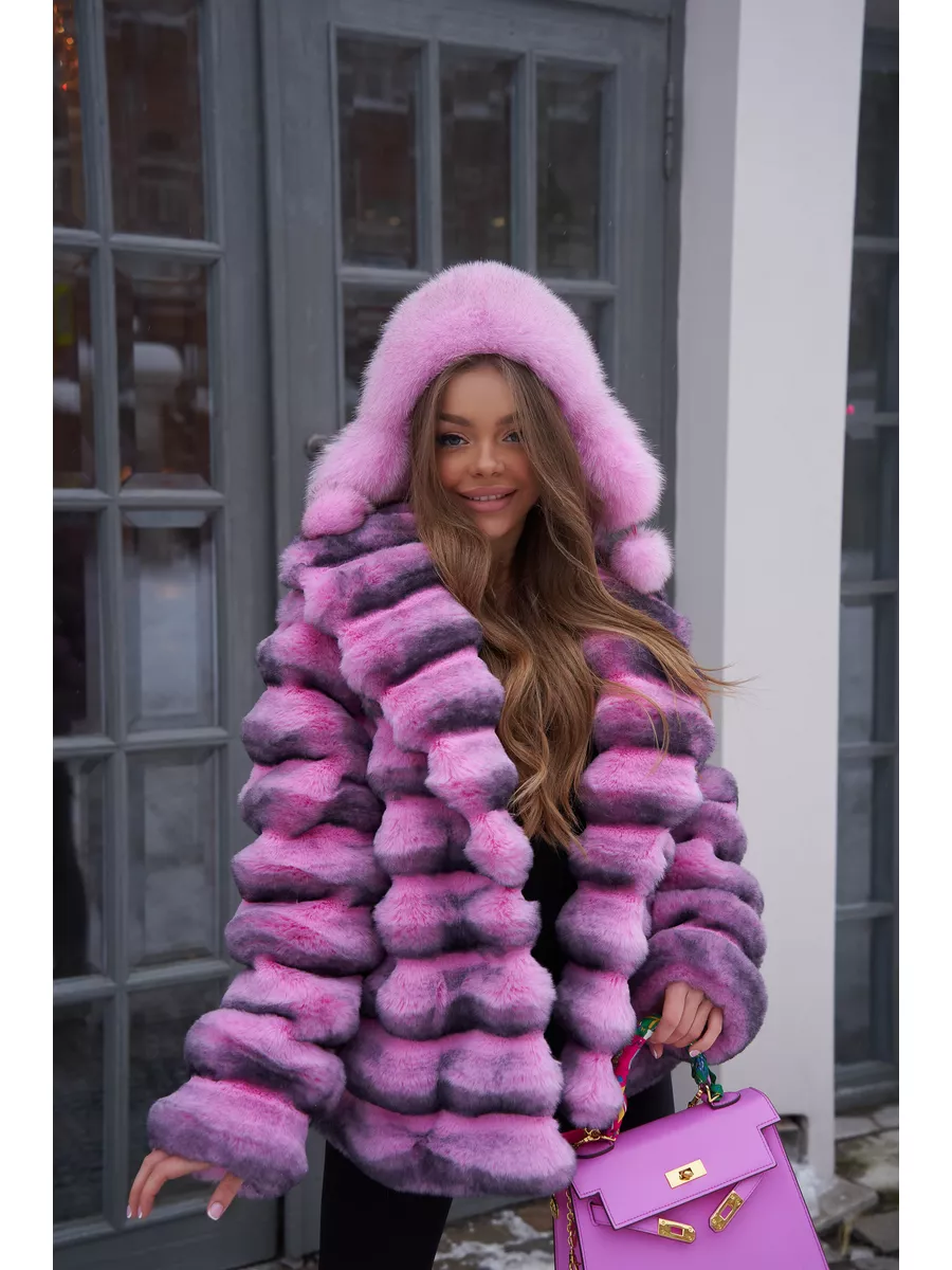 Шуба из экомеха шиншилла City Furs 169957152 купить за 22 611 ₽ в  интернет-магазине Wildberries