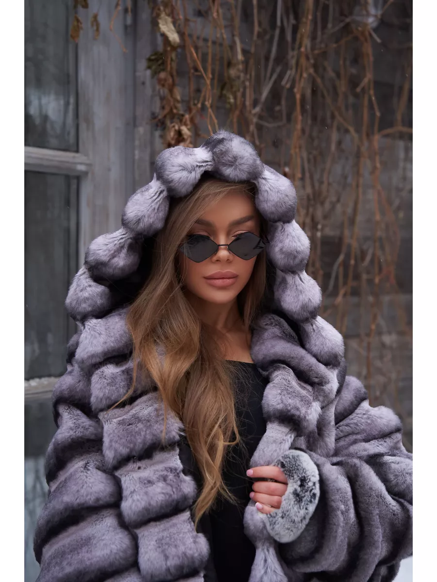 Шуба из экомеха шиншилла City Furs 169958145 купить за 15 693 ₽ в  интернет-магазине Wildberries