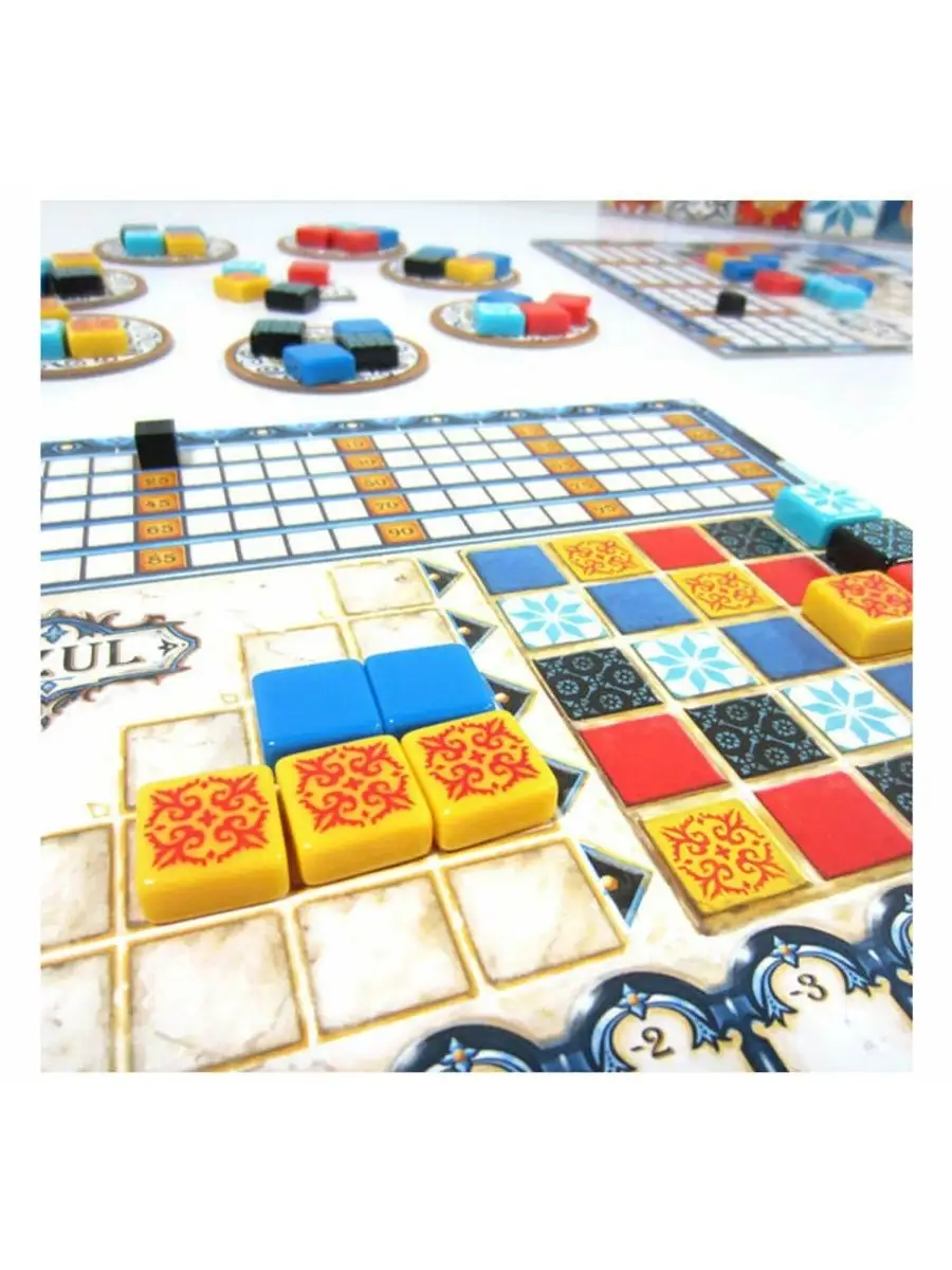 Настольная игра AZUL ( АЗУЛ ). Русское издание Puzzle 170001940 купить в  интернет-магазине Wildberries