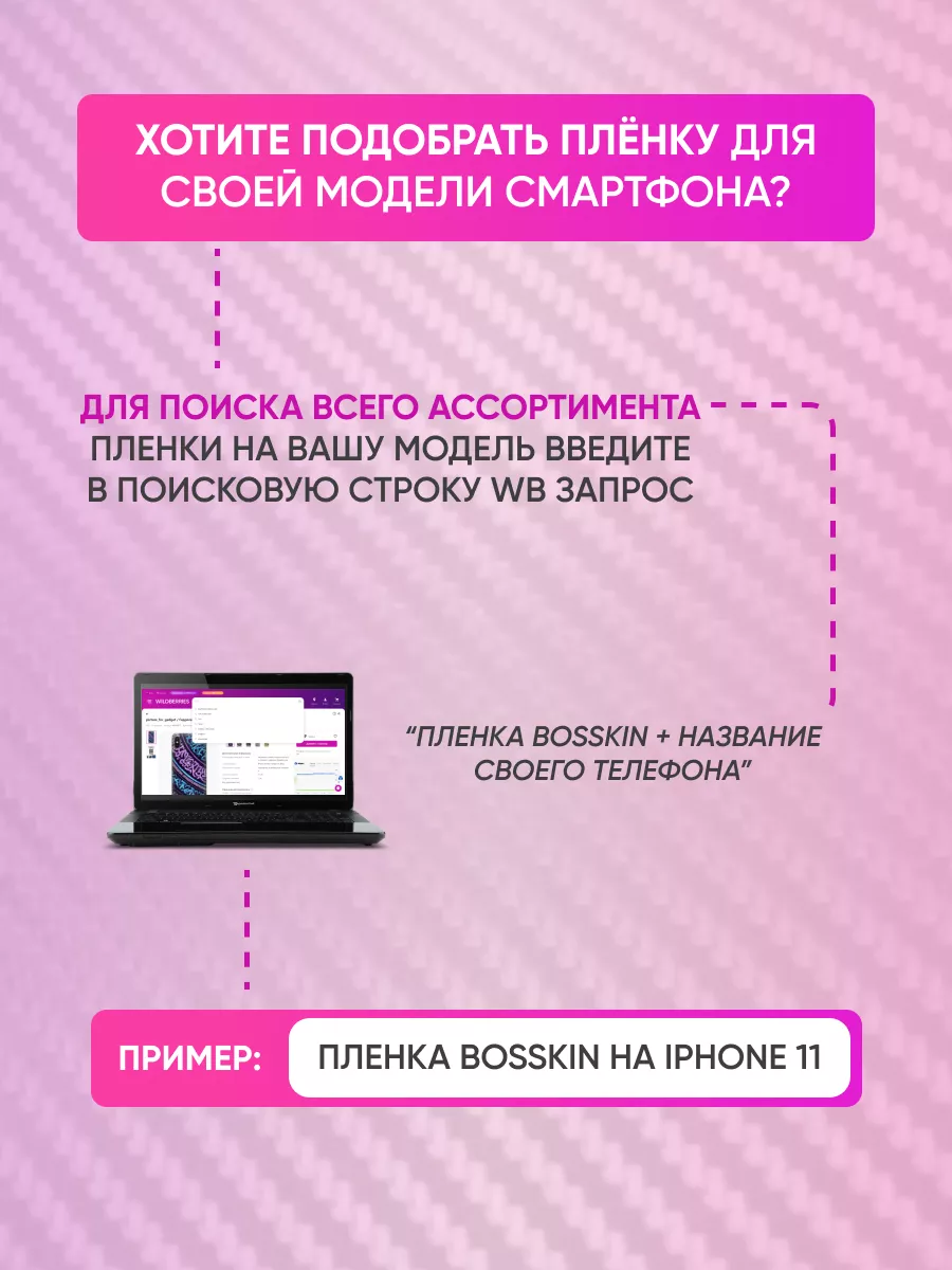 Черная пленка наклейка на телефон iPhone 13 Mini BOSSKIN 170015093 купить  за 807 ₽ в интернет-магазине Wildberries