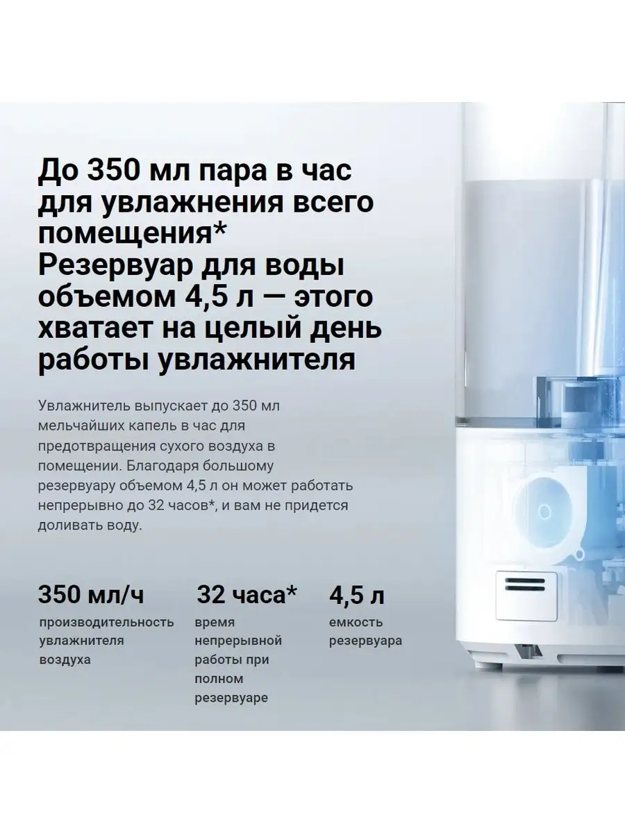 Увлажнитель воздуха Smart Humidifier 2 Xiaomi 170015260 купить в  интернет-магазине Wildberries