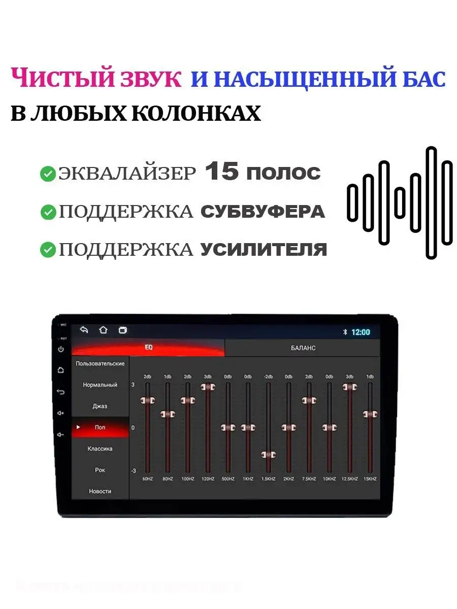 Магнитола Лада Веста 2023 2/32GB ProMusic 170044075 купить за 112 320 ₽ в  интернет-магазине Wildberries