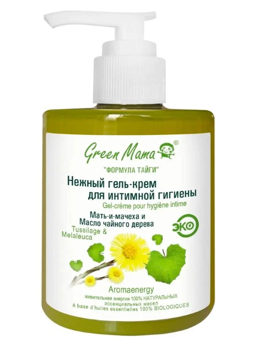 Грин Мама Гель-крем для интимной гигиены, 300 мл Green mama 170074046  купить за 693 ₽ в интернет-магазине Wildberries