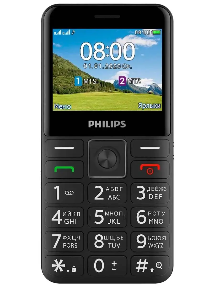 Xenium E207 мобильный телефон Philips 170106423 купить за 2 427 ₽ в  интернет-магазине Wildberries