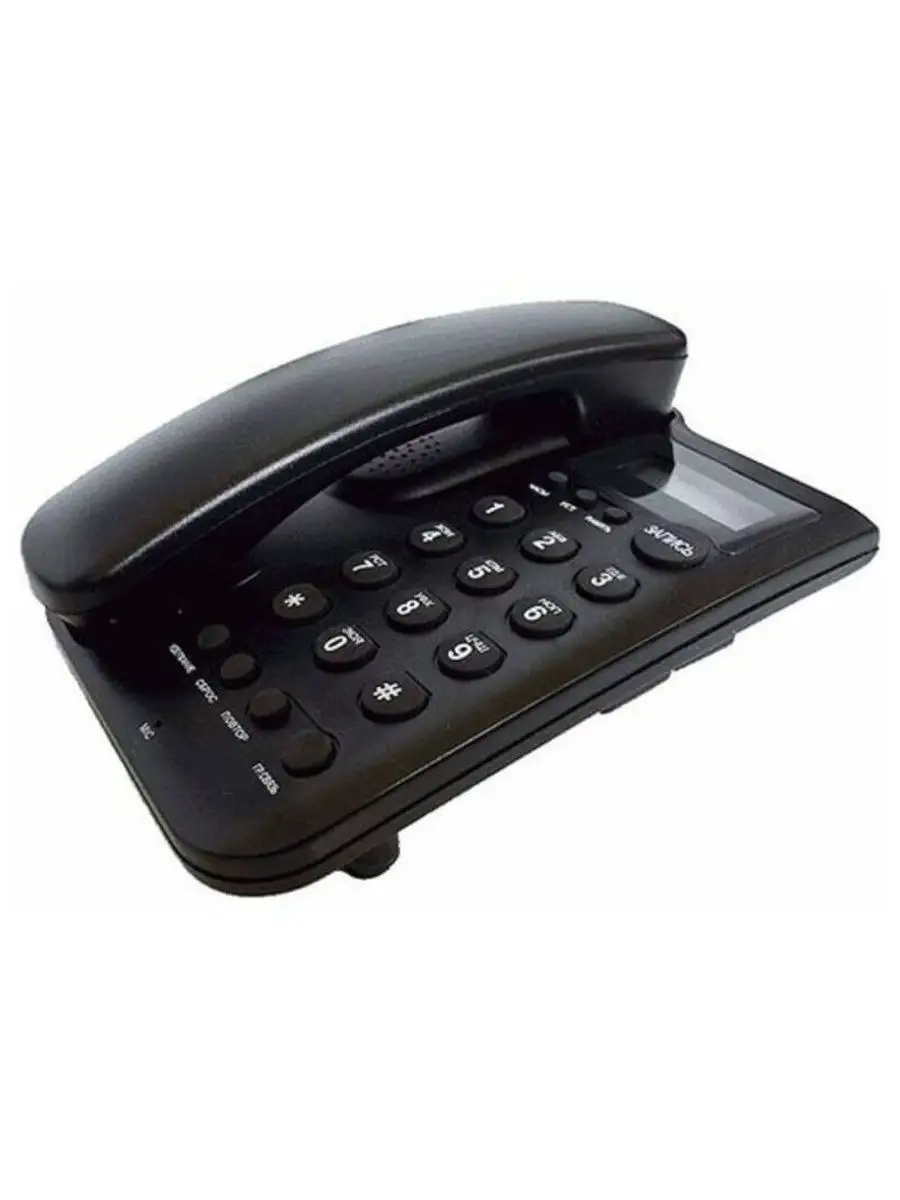 Телефон проводной 556/02 BLACK