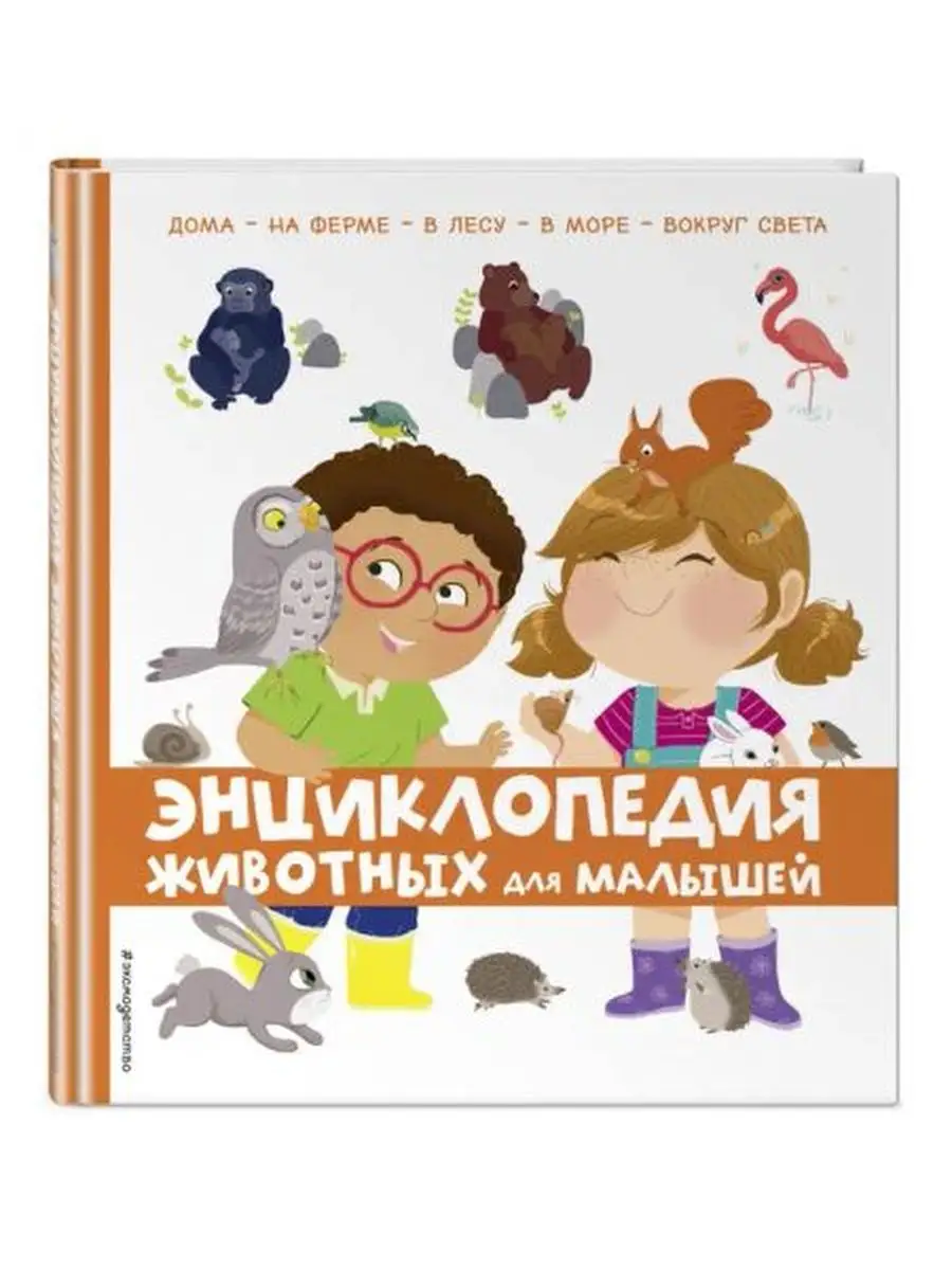 Энциклопедия животных для малышей Эксмодетство 170142185 купить в  интернет-магазине Wildberries