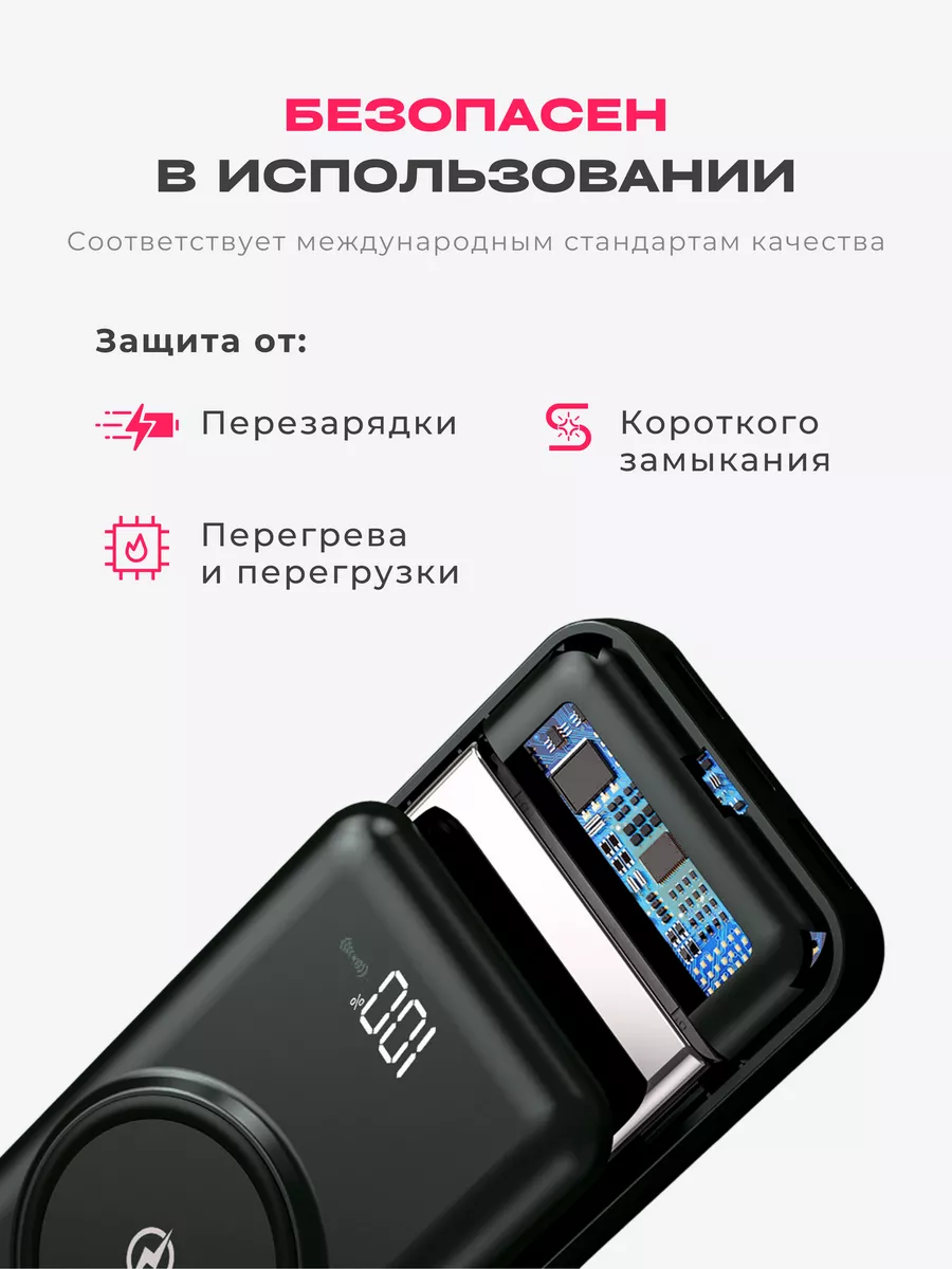 Power bank 40000 внешний Cloud Six 170145023 купить за 1 308 ₽ в  интернет-магазине Wildberries