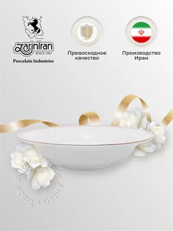 Салатник фарфоровый Zarin Iran Porcelain Industries Со. 170148992 купить за 887 ₽ в интернет-магазине Wildberries