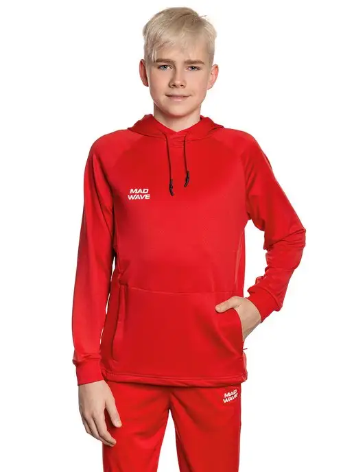 Mad Wave Худи Flex Hoodie Junior, красный, фото 2