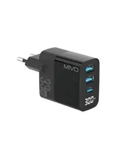 Адаптер зарядки 2 USB+ Type-C MP-300Q MIVO 170193187 купить за 956 ₽ в интернет-магазине Wildberries
