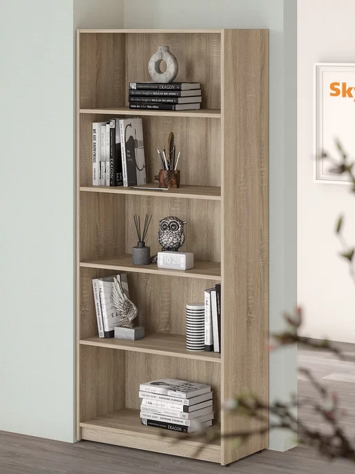 Skyland Стеллаж для книг SIMPLE SR-5W, 77х35.9х181.7 см, 77x35.9x181.7 см, 5 Вт, фото 2