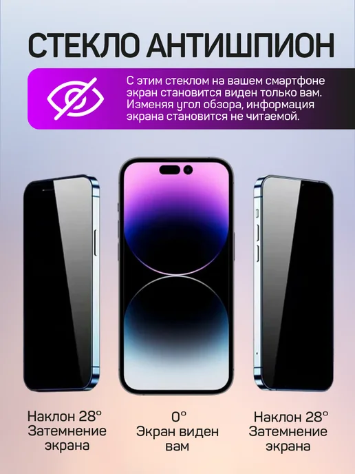 PERFEO Стекло Антишпион Xiaomi Redmi note 12 pro poco X5 pro, 3 шт, фото 2