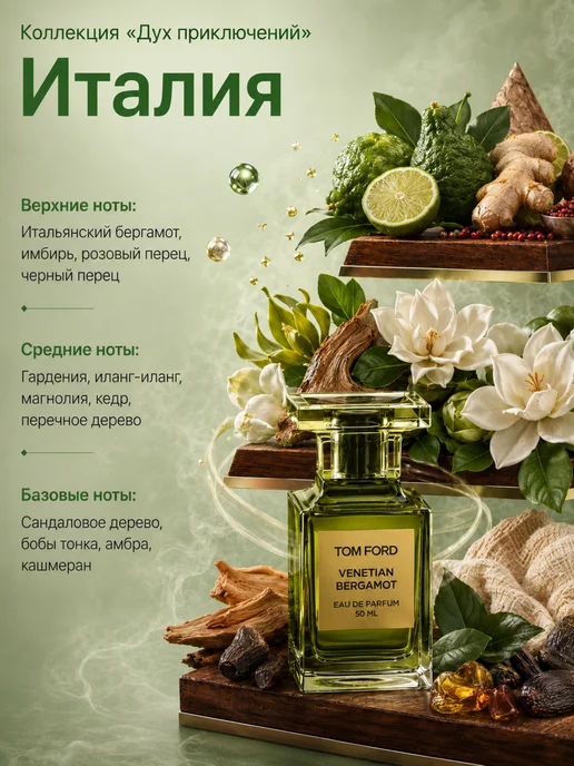 JERMiNAL -COSMETICS- Парфюмированный гель для душа Бергамот и ветивер, 1000 мл, 1 л, фото 2