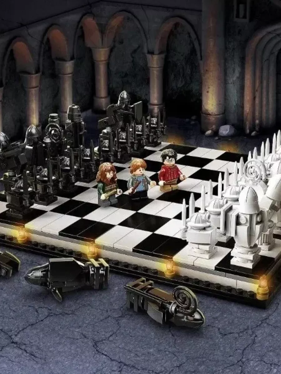 Lego harry potter wizards chess sale