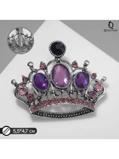 Брошь со стразами "Корона" Queen fair 170211224 купить за 247 ₽ в интернет-магазине Wildberries