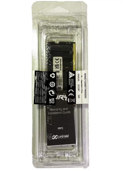 Kingston Оперативная память для ноутбука ddr4 16гб 3200mhz SODIMM, 16 ГБ, фото 5