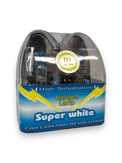 Лампы галогеновые H3 55W Super White 2 штуки Avtomayak 170226150 купить за 336 ₽ в интернет-магазине Wildberries