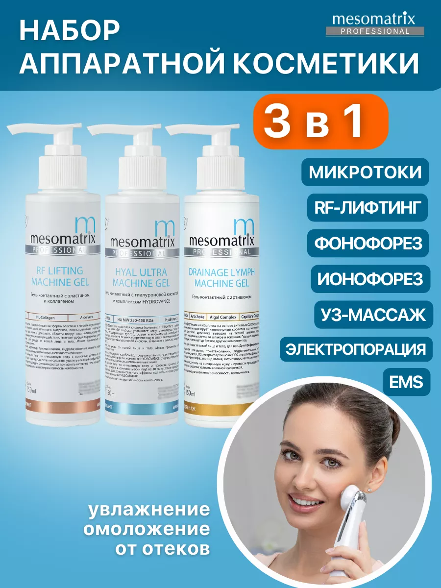 Гели для микротоков, RF...