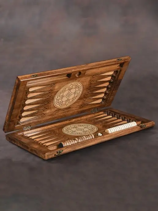 Prestige Wood Нарды деревянные подарочные 50x50 "Древо жизни", 50x50, фото 6