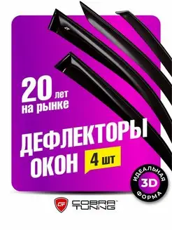 Дефлекторы окон на Фольксваген Гольф 7 универсал 2013-2017 Cobra Tuning 170337761 купить за 2 475 ₽ в интернет-магазине Wildberries