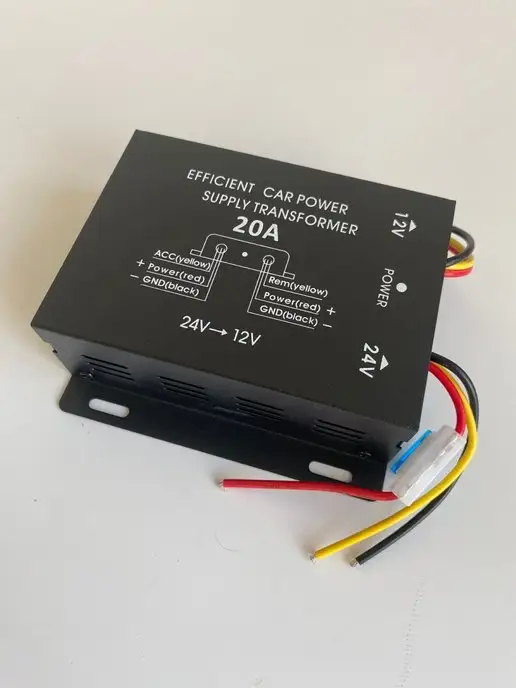 Автомобильный инвертор преобразователь 24V в 12V, вариант, фото 2