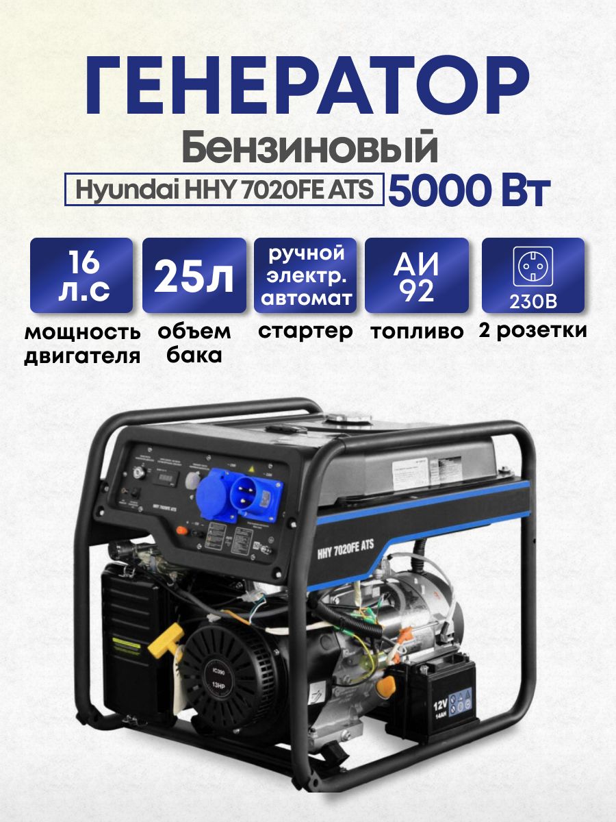 Hyundai hhy 10050fe ats схема подключения