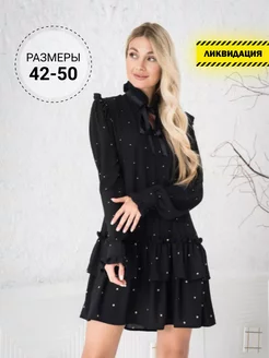 Платье офисное вечернее Birizmoda 170372972 купить за 2 252 ₽ в интернет-магазине Wildberries