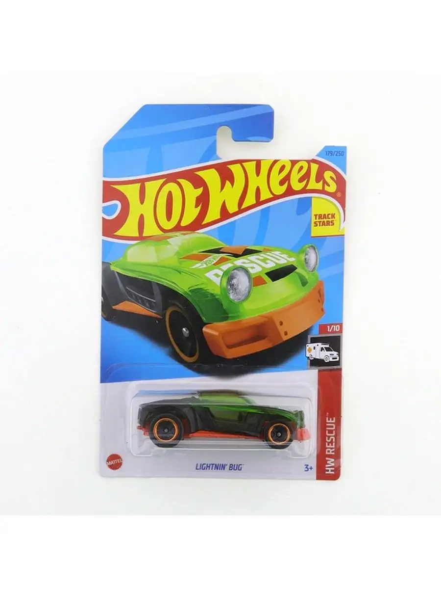 Машинка Lightnin Bug (HW Rescue) 1/10 B Hot Wheels 170381709 купить за 476  ₽ в интернет-магазине Wildberries