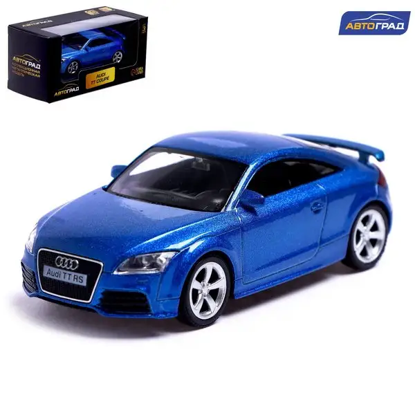 Машина металлическая AUDI TT COUPE 1:43 цвет синий