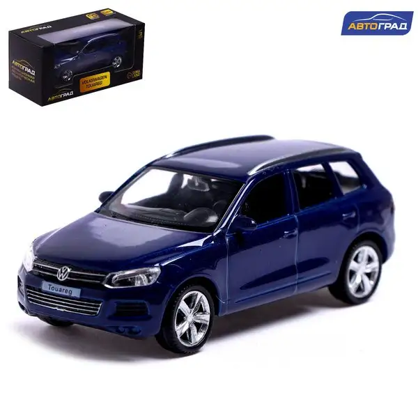 Машина металлическая VOLKSWAGEN TOUAREG 1:43 цвет синий