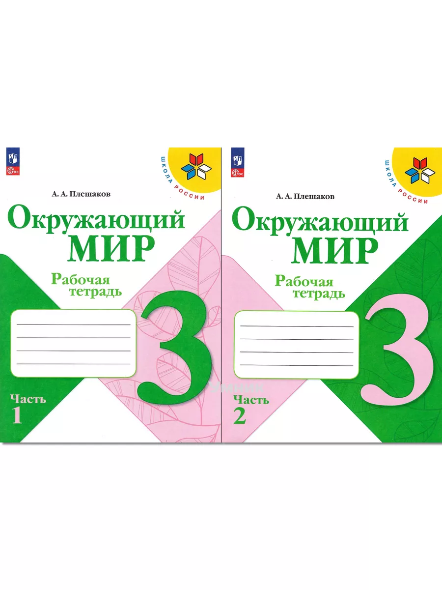 Окружающий мир 3 класс Рабочая тетрадь Плешаков 2023 Просвещение 170413009  купить за 754 ₽ в интернет-магазине Wildberries