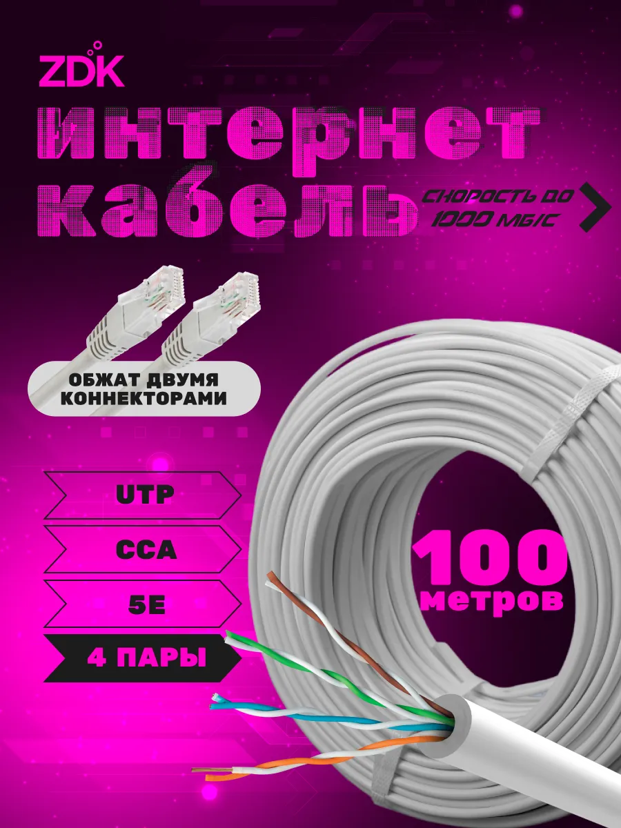 Кабель для подключения интернета