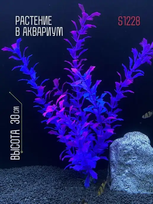 ZooAqua Растение для аквариума искусственное S1228, вариант