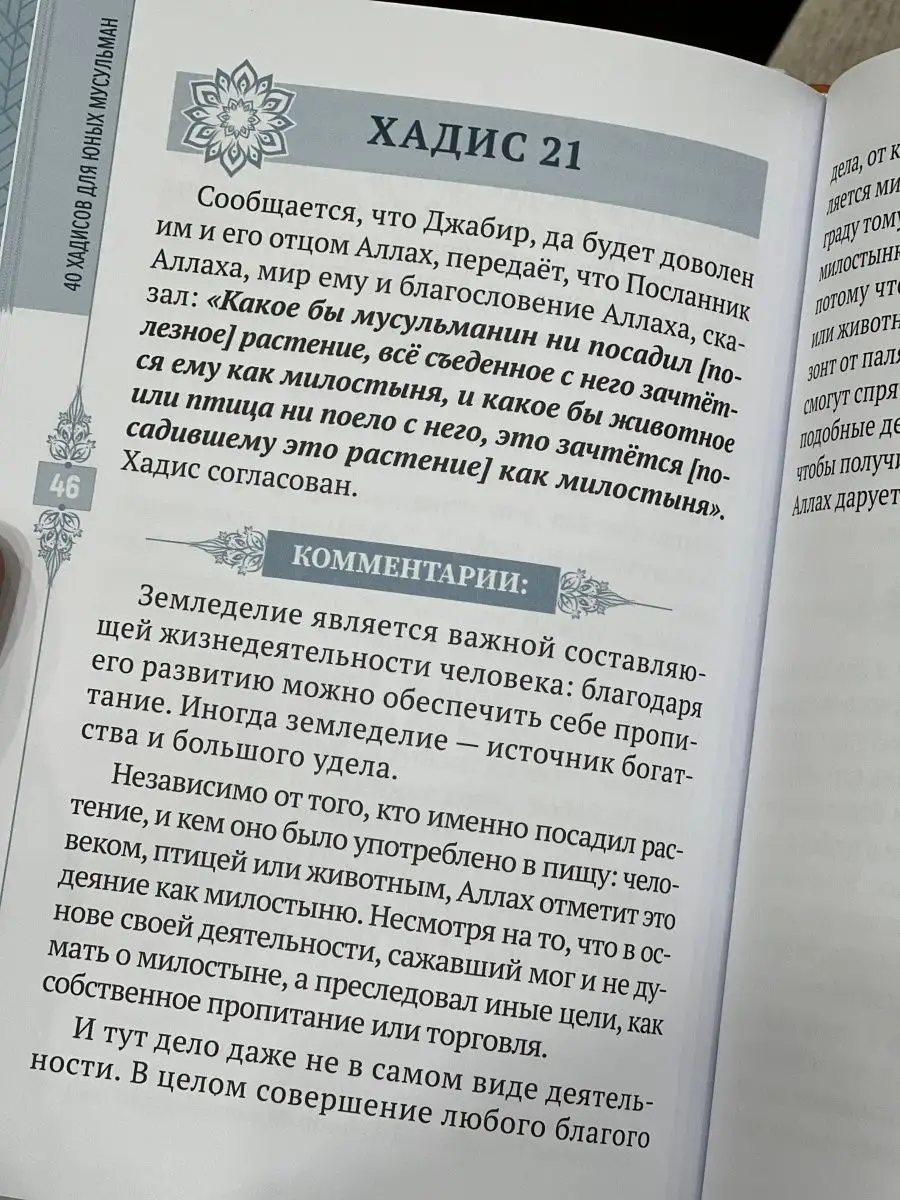 40 хадисов для юных мусульман магазин УММА 170458584 купить за 534 ₽ в  интернет-магазине Wildberries