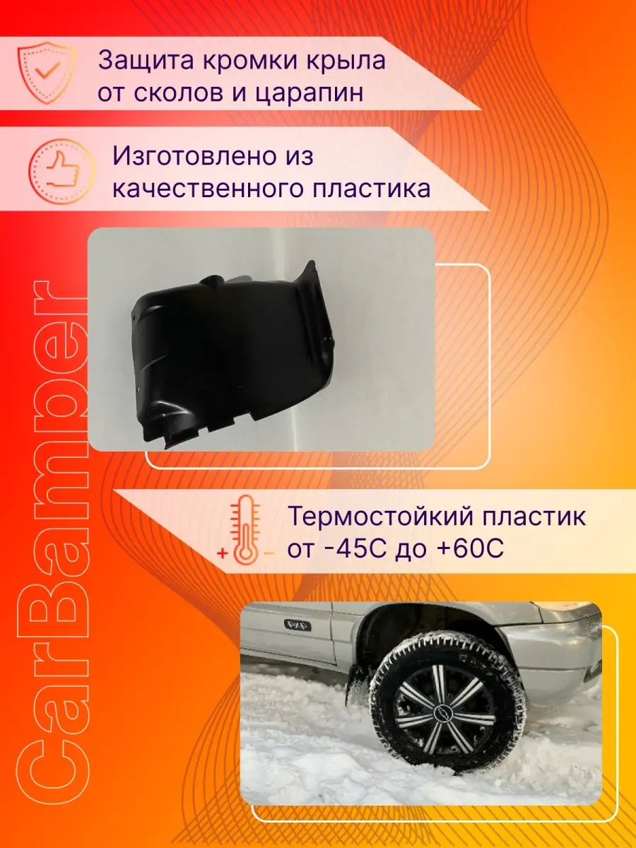 Купить подкрылки для автомобилей НИВА, Шевроле Нива, Нива 4x4 в интернет-магазине