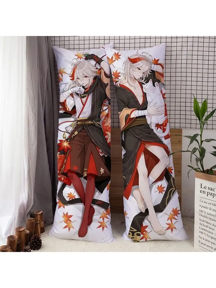 Подушка Дакимакура аниме Genshin Impact Dakimakura 90*38 Unicorn toys  170485121 купить за 867 ₽ в интернет-магазине Wildberries